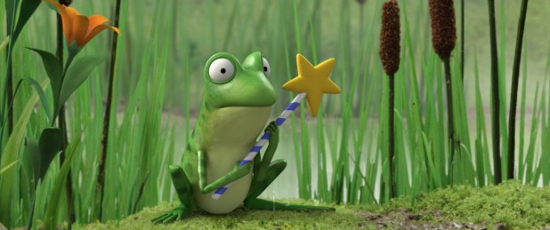 Frog with wand